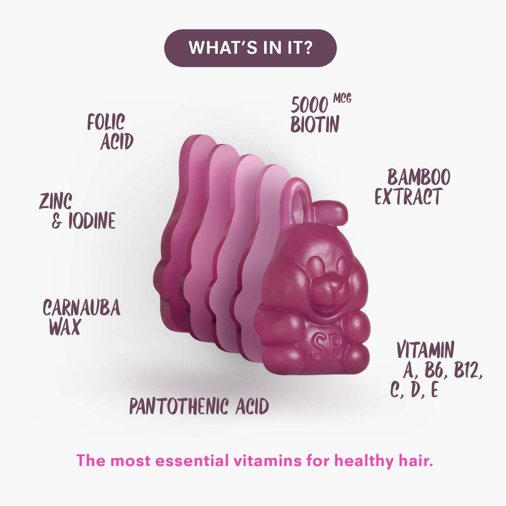 
                  
                    SweetBunny® Vitamins: 1 MONTH • 60 GUMMIES | SweetBunny® Hair Vitamins
                  
                